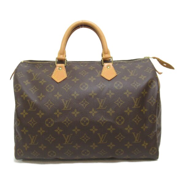 2101217621816 2 Louis Vuitton Speedy 35 Handbag Monogram Brown