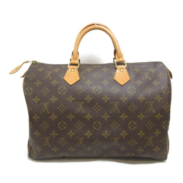 2101217621816 3 Louis Vuitton Speedy 35 Handbag Monogram Brown