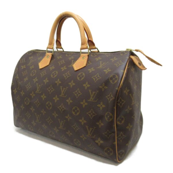 2101217621816 4 Louis Vuitton Speedy 35 Handbag Monogram Brown