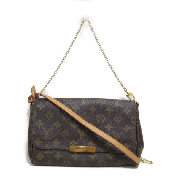 2101217622424 2 Louis Vuitton Favorite PM Shoulder Bag Monogram Brown