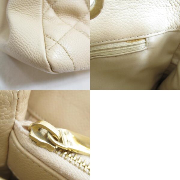 2101217623513 7c CHANEL GST Tote Bag Caviar Skin Beige