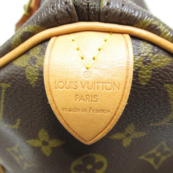 2101217624800 10 Louis Vuitton Speedy 30 Handbag Monogram Brown