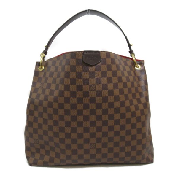 2101217641722 2 Louis Vuitton Graceful MM Shoulder Bag Damier Brown