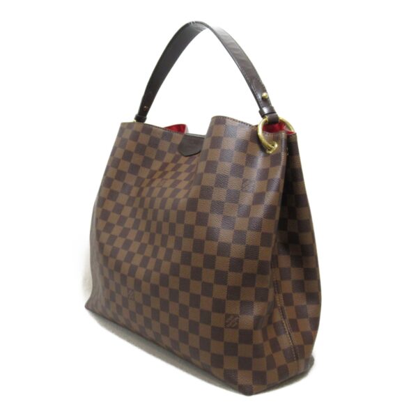 2101217641722 4 Louis Vuitton Graceful MM Shoulder Bag Damier Brown