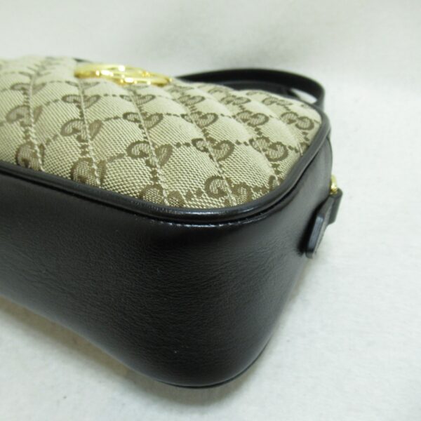 2101217641913 7 Gucci Gg Marmont Gg Shoulder Bag Beige Black