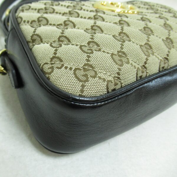 2101217641913 8 Gucci Gg Marmont Gg Shoulder Bag Beige Black