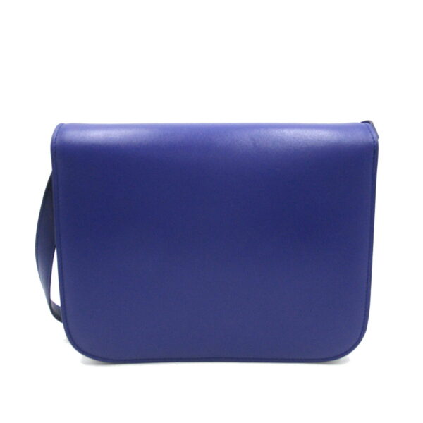 2101217663298 2 Celine Leather Shoulder Bag Blue