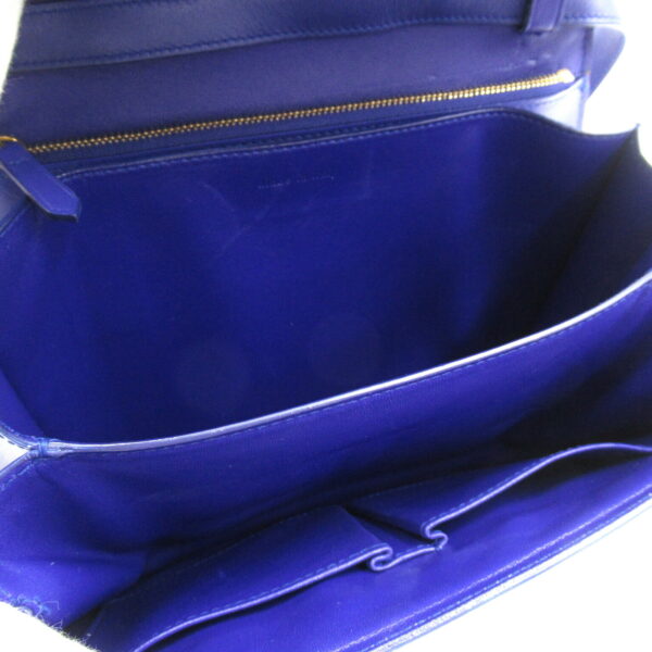 2101217663298 6 Celine Leather Shoulder Bag Blue