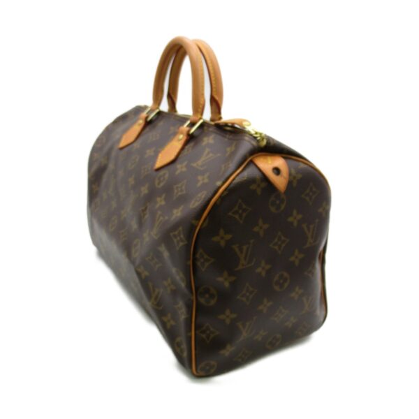 2101217670968 2 Louis Vuitton Speedy 35 Handbag Monogram Brown