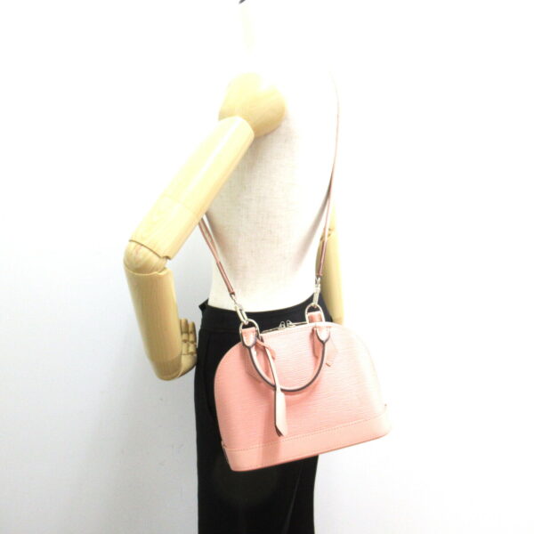 2101217694278 5 Louis Vuitton Alma BB 2way Shoulder Bag Epi Pink