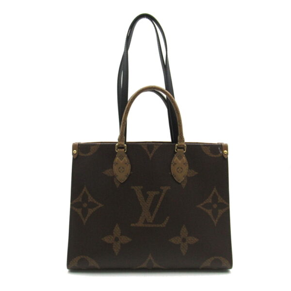 2101217695695 1 Louis Vuitton On the Go MM Tote Bag Monogram Giant Brown