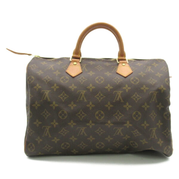 2101217696982 3 Louis Vuitton Speedy 35 Handbag Monogram Brown