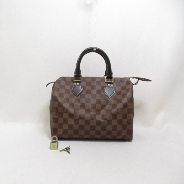 2101217700924 2 LOUIS VUITTON Speedy 25 Handbag Damier Brown