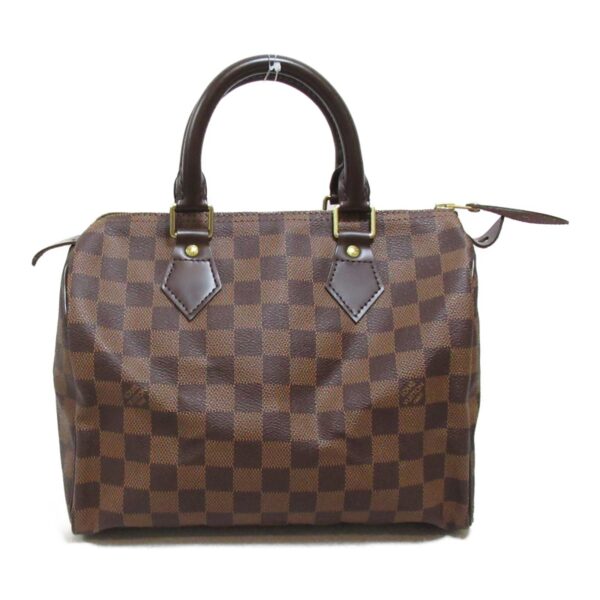 2101217700924 3 LOUIS VUITTON Speedy 25 Handbag Damier Brown