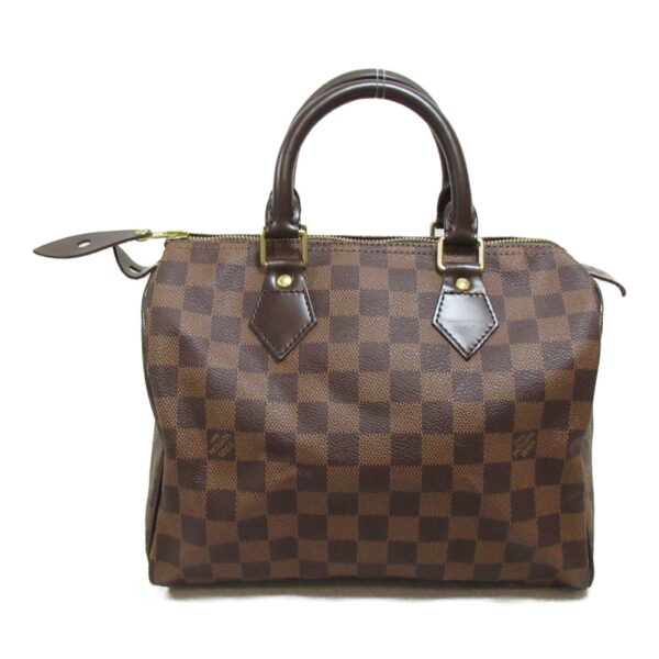 2101217700924 4 LOUIS VUITTON Speedy 25 Handbag Damier Brown