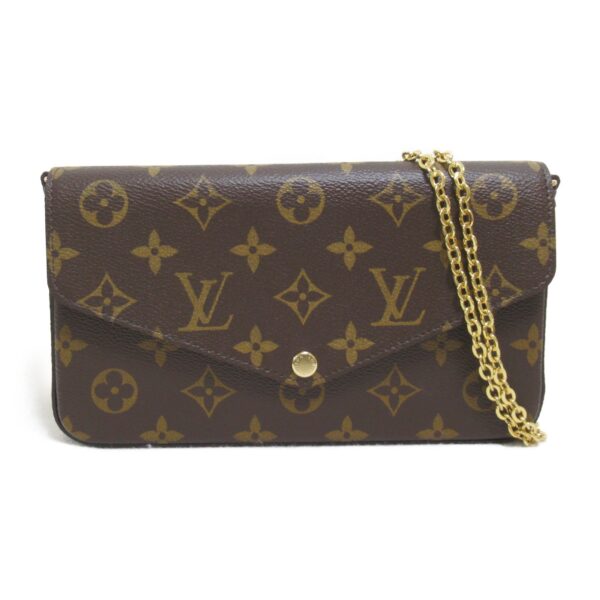 2101217701884 3 Louis Vuitton Pochette Félicie Shoulder Bag Monogram Brown