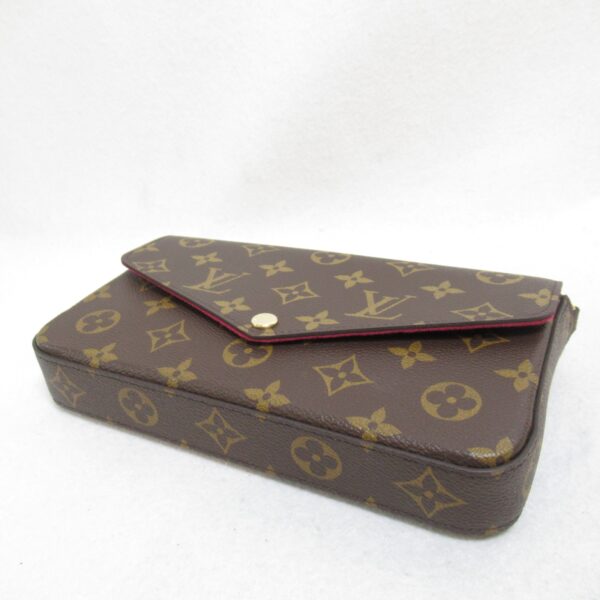 2101217701884 6 Louis Vuitton Pochette Félicie Shoulder Bag Monogram Brown