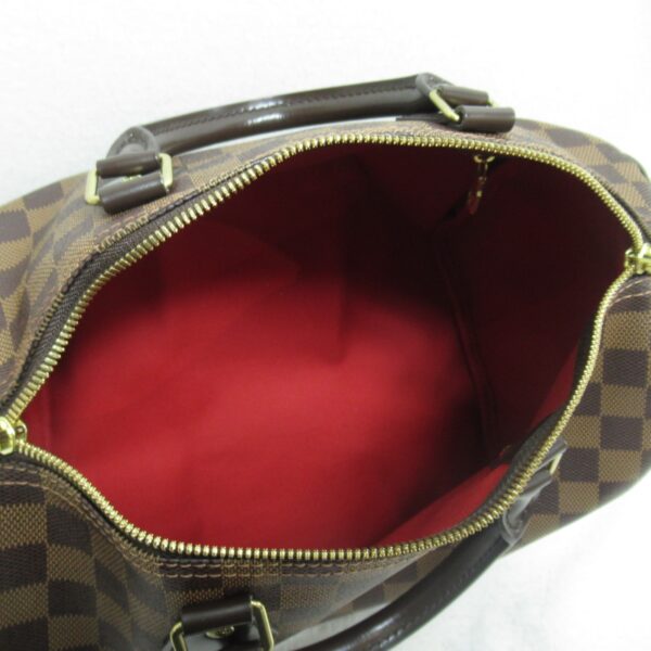 2101217709866 2 Louis Vuitton Speedy Bandouliere 30 2way Shoulder Bag Damier Brown