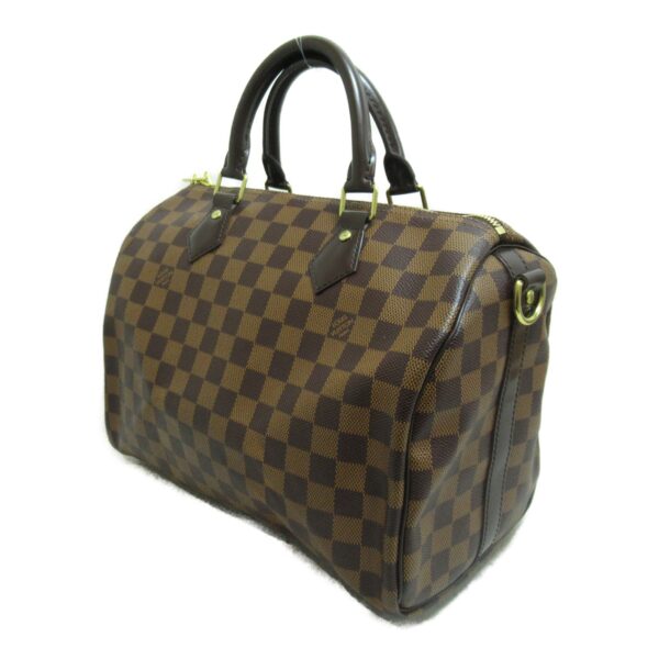 2101217709866 4 Louis Vuitton Speedy Bandouliere 30 2way Shoulder Bag Damier Brown