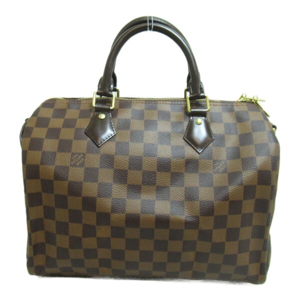 2101217709866 5 Louis Vuitton Speedy Bandouliere 30 2way Shoulder Bag Damier Brown