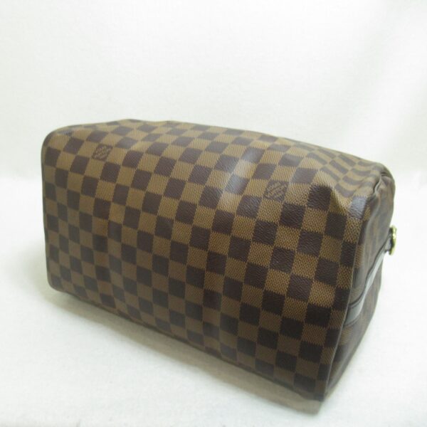 2101217709866 6 Louis Vuitton Speedy Bandouliere 30 2way Shoulder Bag Damier Brown