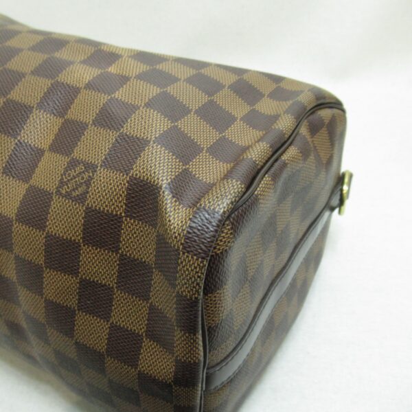 2101217709866 7 Louis Vuitton Speedy Bandouliere 30 2way Shoulder Bag Damier Brown