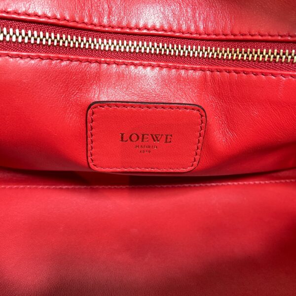 2101217713559 10 Loewe Amazona 28 Goatskin Leather Handbag Red