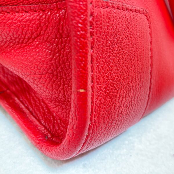 2101217713559 11 Loewe Amazona 28 Goatskin Leather Handbag Red