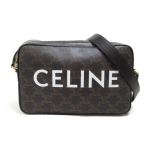 2101217716895 2 Celine Heart Shoulder Bag Leather Black