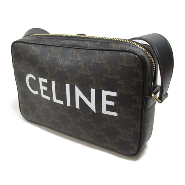 2101217716895 4 Celine Medium Messenger Canvas Shoulder Bag Black