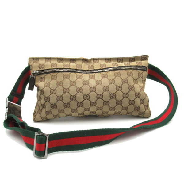 2101217725095 2 Gucci Sherry Line Gg Waist Bag Brown