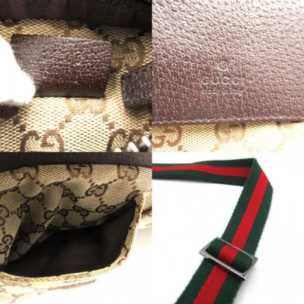 2101217725095 9c Gucci Sherry Line Gg Waist Bag Brown