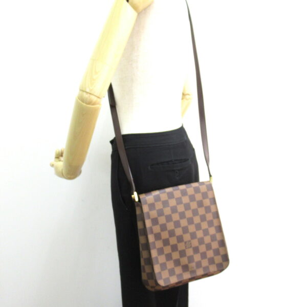 2101217744614 5 Louis Vuitton Musette Salsa Long Shoulder Bag Damier Brown