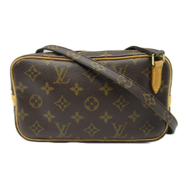 2101217746267 3 Louis Vuitton Pochette Marly Bandouliere Shoulder Bag Brown