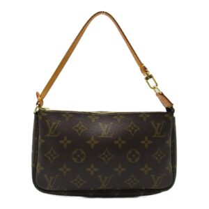 2101217746359 3 Louis Vuitton Pochette Double Zip Monogram Emplant Leather Black Mini Shoulder Bag