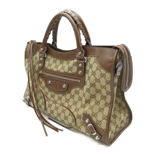 2101217747288 4 Gucci Hacker Project Gg 2Way Shoulder Bag Beige Brown