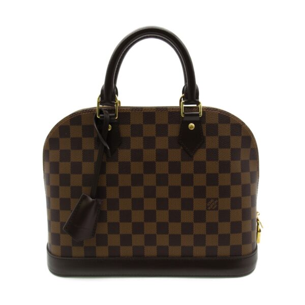 2101217750158 1 Louis Vuitton Alma Handbag Damier Brown