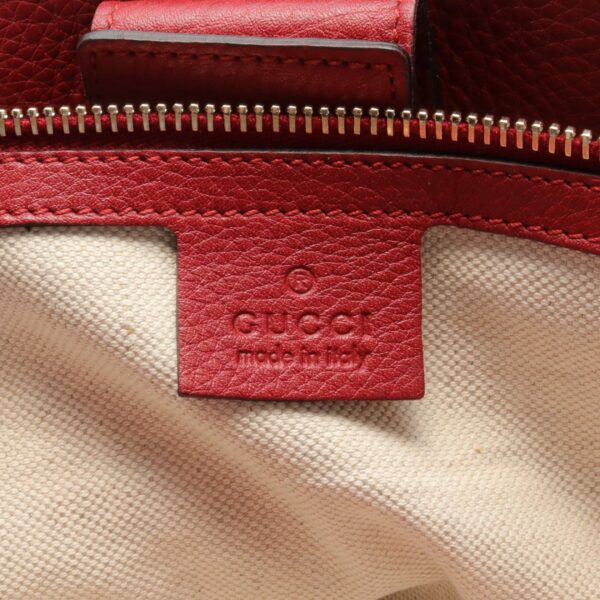 2101217753388 4 Gucci Bamboo Shopper Tote Bag Red