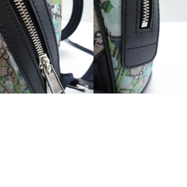 2101217755795 11c Gucci Gg Blooms Rucksack Beige Blue