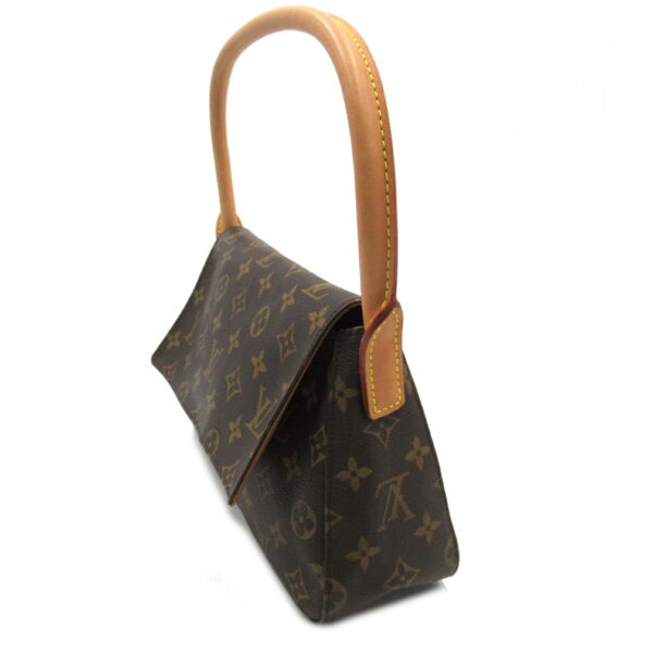 2101217760591 3 Louis Vuitton Mini Looping Shoulder Bag Monogram Brown