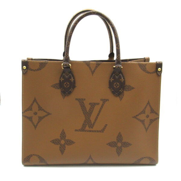 2101217760805 3 Louis Vuitton On the Go MM Tote Bag Monogram Giant Brown