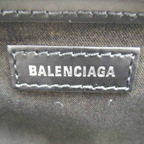 2101217766463 7 Balenciaga Blue Small Cabas Tote Bag Ivory Black