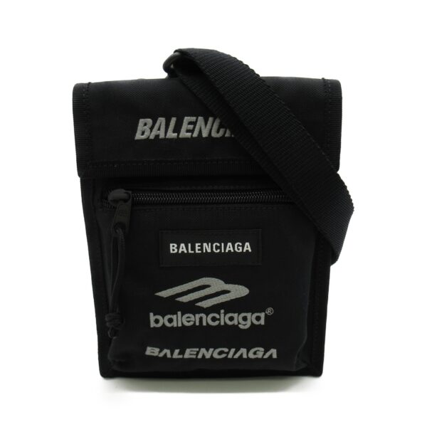 2101217766685 1 Balenciaga Explorer Pouch Shoulder Bag Black