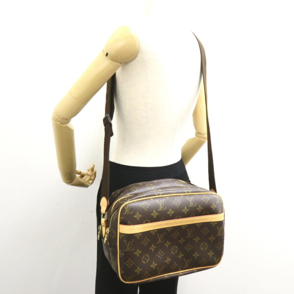 2101217769952 6 Louis Vuitton Reporter PM Shoulder Bag Monogram Brown