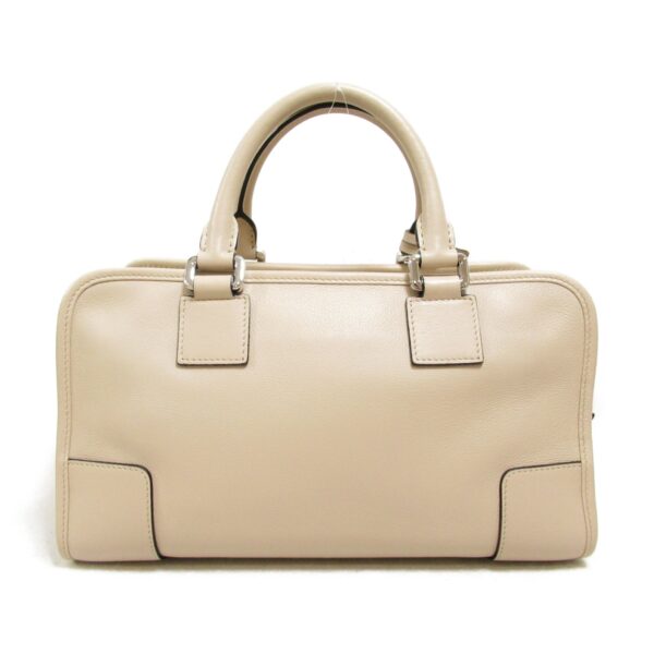 2101217770002 3 Loewe Amazona 28 Leather 2Way Handbag Beige