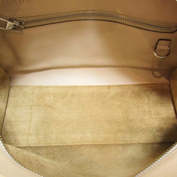 2101217770002 9 Loewe Amazona 28 Leather 2Way Handbag Beige