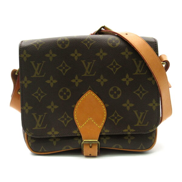 2101217770101 1 Louis Vuitton Cartesier 22 Monogram Shoulder Bag Brown