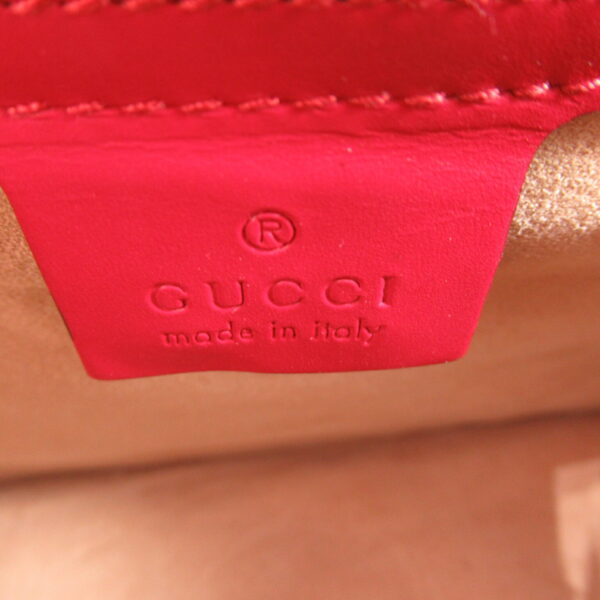 2101217770521 6 Gucci Sylvie Calf 2Way Shoulder Bag Red