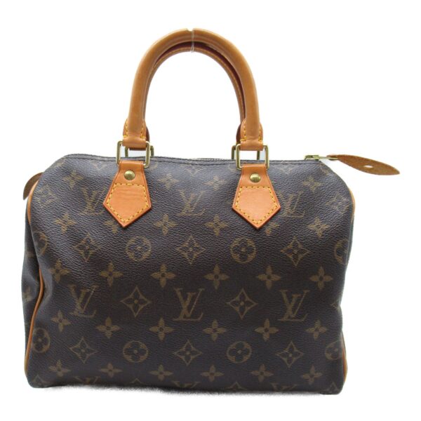 2101217770743 3 Louis Vuitton Speedy 25 Handbag Monogram Brown