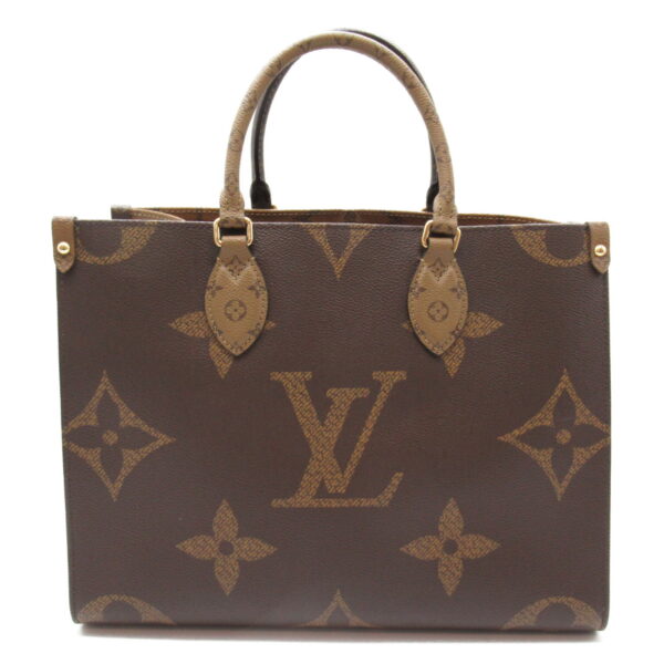 2101217770842 1 Louis Vuitton On the Go MM Tote Bag Monogram Giant Brown